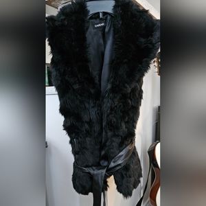 Bebe black vest